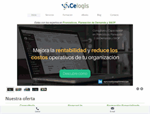 Tablet Screenshot of celogis.com